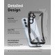 Θήκη Σιλικόνης Ringke Fusion X durable PC Case with TPU Bumper for Samsung Galaxy A35 black (FX808E55)
