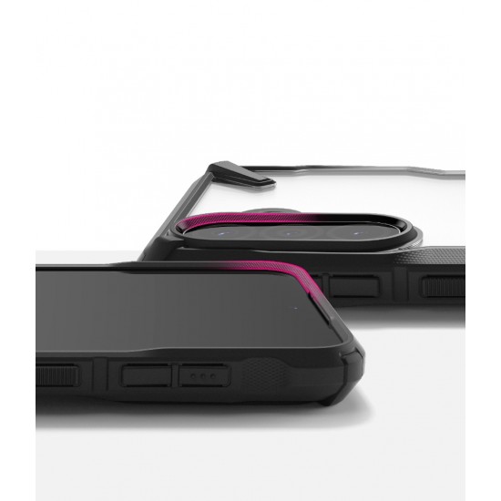 Θήκη Σιλικόνης Ringke Fusion X durable PC Case with TPU Bumper for Samsung Galaxy Galaxy A36 / A56 5G black (FX1042R55)