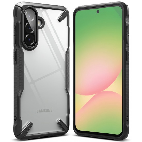 Θήκη Σιλικόνης Ringke Fusion X durable PC Case with TPU Bumper for Samsung Galaxy Galaxy A36 / A56 5G black (FX1042R55)