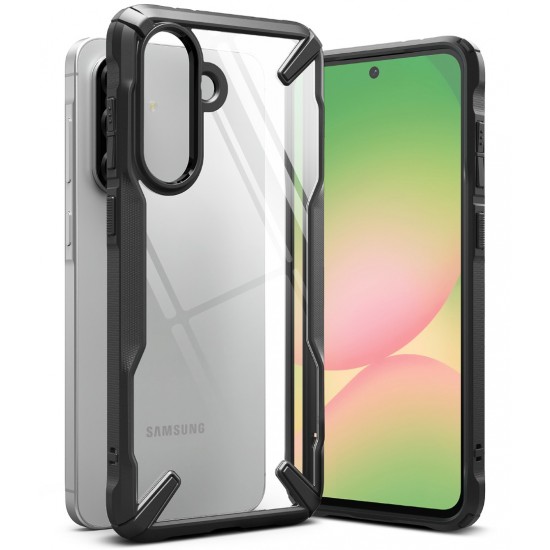 Θήκη Σιλικόνης Ringke Fusion X durable PC Case with TPU Bumper for Samsung Galaxy Galaxy A36 / A56 5G black (FX1042R55)