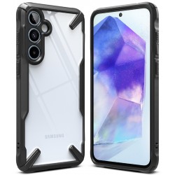 Θήκη Σιλικόνης Ringke Fusion X durable PC Case with TPU Bumper for Samsung Galaxy A55 black (FX810E55)