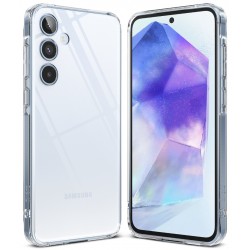 Θήκη Σιλικόνης Ringke Fusion polycarbonate case with TPU frame for Samsung Galaxy A55 Clear (F809E52)