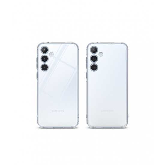 Θήκη Σιλικόνης Ringke Fusion polycarbonate case with TPU frame for Samsung Galaxy A55 Clear (F809E52) Θήκη Σιλικόνης Ringke Fusion polycarbonate case with TPU frame for Samsung Galaxy A55 Clear (F809E52)