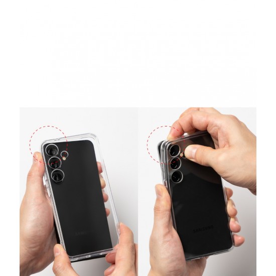 Θήκη Σιλικόνης Ringke Fusion polycarbonate case with TPU frame for Samsung Galaxy A55 Clear (F809E52) Θήκη Σιλικόνης Ringke Fusion polycarbonate case with TPU frame for Samsung Galaxy A55 Clear (F809E52)