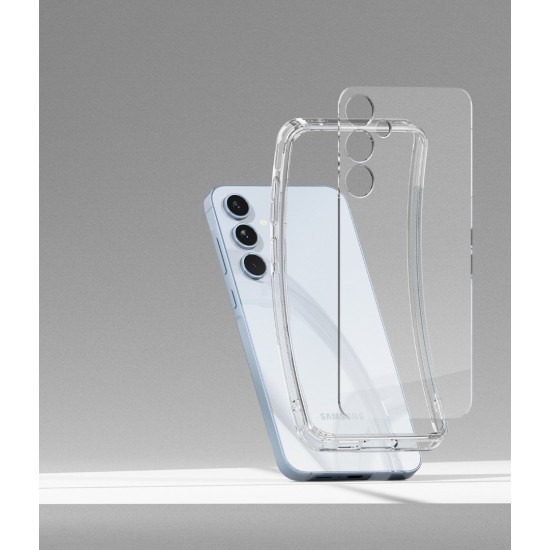 Θήκη Σιλικόνης Ringke Fusion polycarbonate case with TPU frame for Samsung Galaxy A55 Clear (F809E52) Θήκη Σιλικόνης Ringke Fusion polycarbonate case with TPU frame for Samsung Galaxy A55 Clear (F809E52)
