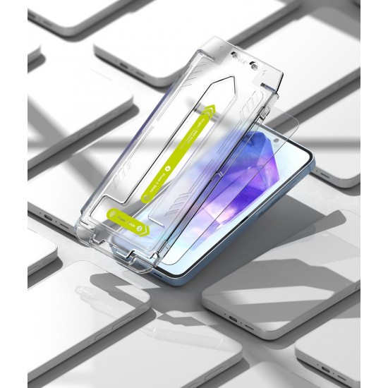 Γυαλί Προστασίας Ringke Easy Slide Tempered Glass Screen Protector for Samsung Galaxy A55 (2 Τεμάχια) (G4as820)