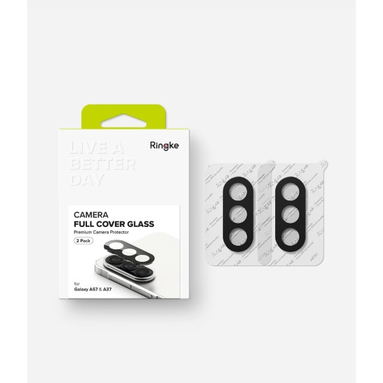 Γυαλί Προστασίας Κάμερας Ringke Camera Fill Cover Glass (2 Τεμάχια) for Galaxy A57 / A37 (C1G1271)