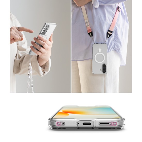 Θήκη Σιλικόνης Ringke Fusion Magnetic polycarbonate case with TPU frame for Samsung Galaxy A57 Clear (FMG1272E52) Θήκη Σιλικόνης Ringke Fusion Magnetic polycarbonate case with TPU frame for Samsung Galaxy A57 Clear (FMG1272E52)