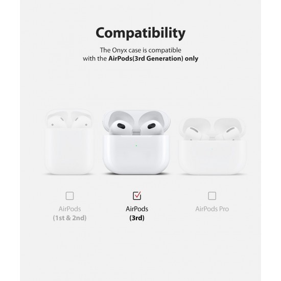 Θήκη Ringke Onyx Case Protector for AirPods 3 black (EC52336RS) Θήκη Ringke Onyx Case Protector for AirPods 3 black (EC52336RS)