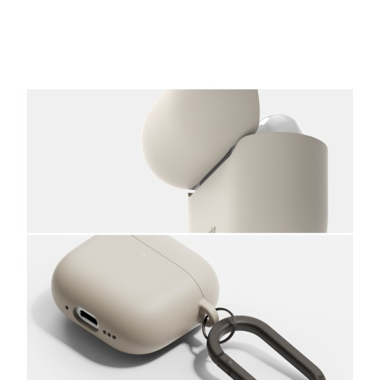 Θήκη Ringke Silicone Case Protector for AirPods 4 Stone (EC971002RS)