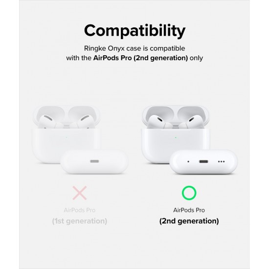 Θήκη Ringke Onyx Case Protector for AirPods Pro (2nd) black (EC676001RS) Θήκη Ringke Onyx Case Protector for AirPods Pro (2nd) black (EC676001RS)
