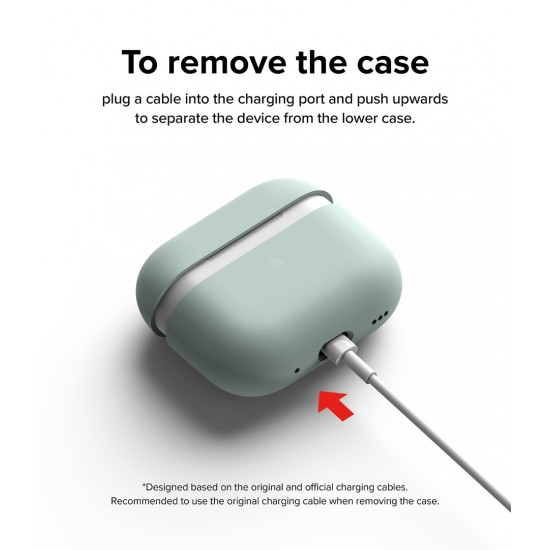 Θήκη Ringke Silicone Case Protector for AirPods Pro (2nd) Mellow Yellow (EC678S3RS)