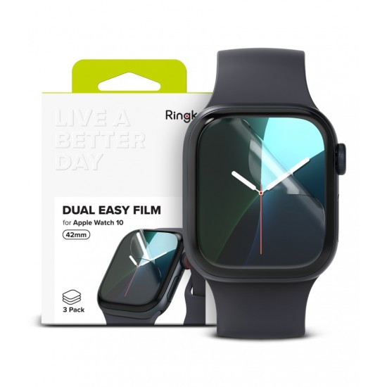 Προστασία Οθόνης Ringe Screen Protector Dual Easy Film For Apple Watch 10 (46mm) 3 τεμάχια (D2E963) Προστασία Οθόνης Ringe Screen Protector Dual Easy Film For Apple Watch 10 (46mm) 3 τεμάχια (D2E963)