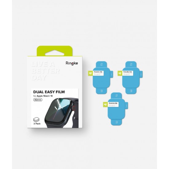 Προστασία Οθόνης Ringe Screen Protector Dual Easy Film For Apple Watch 10 (46mm) 3 τεμάχια (D2E963) Προστασία Οθόνης Ringe Screen Protector Dual Easy Film For Apple Watch 10 (46mm) 3 τεμάχια (D2E963)