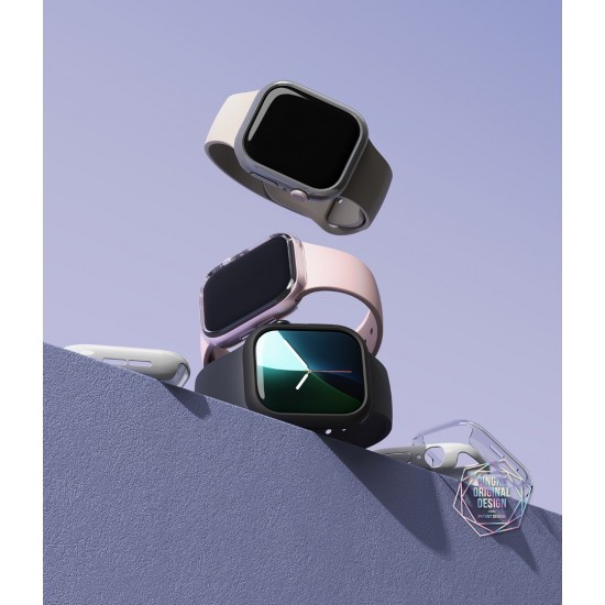 Θήκη polycarbonate Ringke Case For Apple Watch 10 (46mm) Slim 1+1 Clear(1P) + Matte Black(1P) (S941002RS)