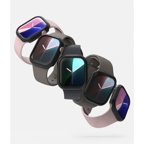 Θήκη polycarbonate Ringke Case For Apple Watch 10 (46mm) Slim 1+1 Clear(1P) + Matte Black(1P) (S941002RS)
