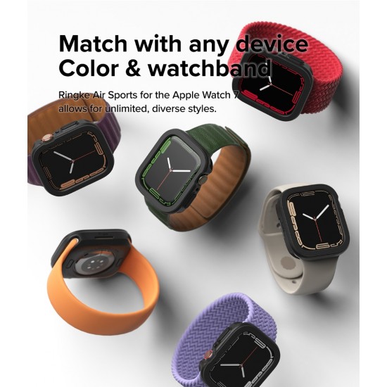 Θήκη Σιλικόνης Ringke Case Air Sports Apple Watch Series 7 (41mm) / 6 / SE / 5 / 4 (40mm) Warm Gray