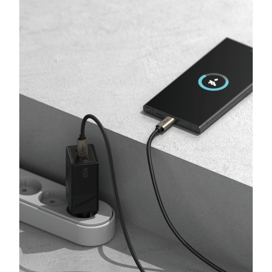 Καλώδιο Ringke Fast Charging Cable USB 3.2 Gen 2x2 USB-C 2m Black (CB806S02RS) Καλώδιο Ringke Fast Charging Cable USB 3.2 Gen 2x2 USB-C 2m Black (CB806S02RS)