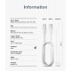 Καλώδιο Ringke Fast Charging Pastel Cable C Type - C Type 2m White (CB60204RS) Καλώδιο Ringke Fast Charging Pastel Cable C Type - C Type 2m White (CB60204RS)