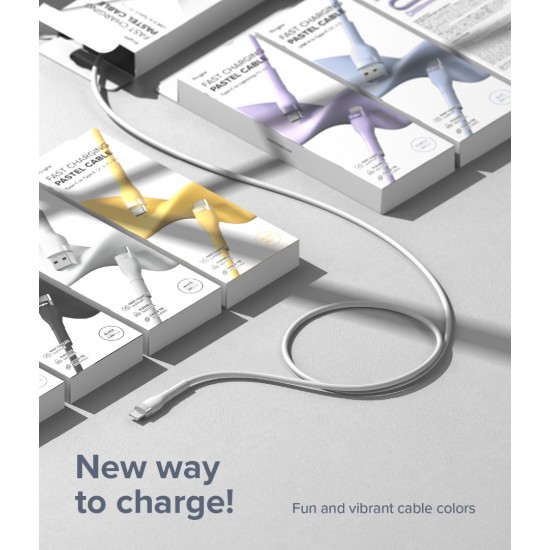 Καλώδιο Ringke Fast Charging Pastel Cable C Type - C Type 2m White (CB60204RS) Καλώδιο Ringke Fast Charging Pastel Cable C Type - C Type 2m White (CB60204RS)