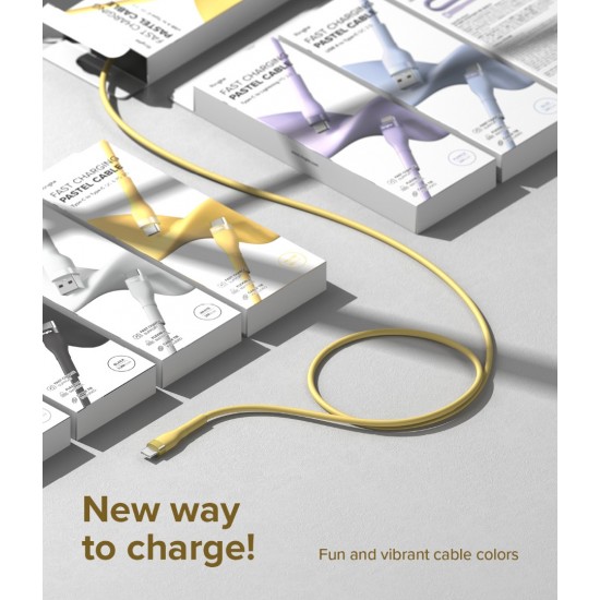 Καλώδιο Ringke Fast Charging Pastel Cable C Type - C Type 2m Yellow (CB60211RS) Καλώδιο Ringke Fast Charging Pastel Cable C Type - C Type 2m Yellow (CB60211RS)