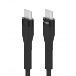 Καλώδιο Ringke Fast Charging Pastel Cable - C Type - C Type 1.2m Black (CB60174RS)