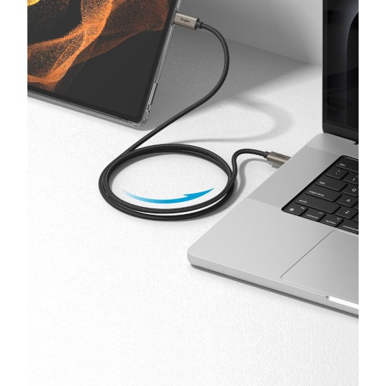 Καλώδιο Ringke Fast Charging Cable USB 3.2 Gen 2x2 USB-C 2m Black (CB806S02RS)