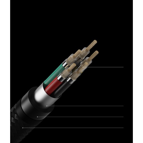 Καλώδιο Ringke Fast Charging Cable USB 3.2 Gen 2x2 USB-C 2m Black (CB806S02RS)