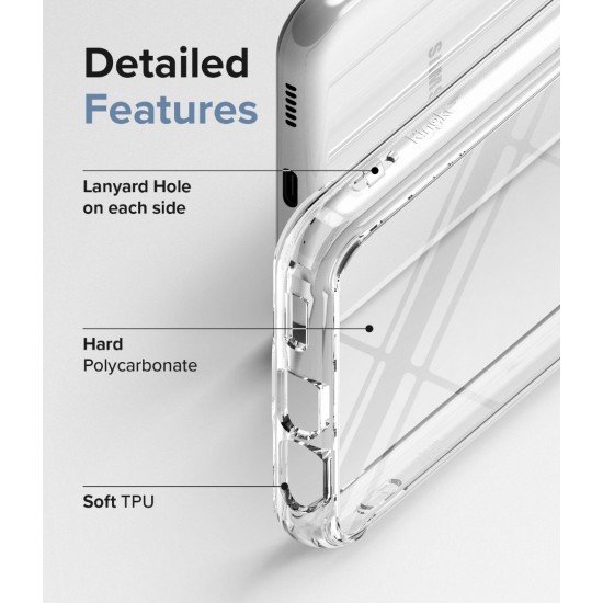 Θήκη Σιλικόνης Ringke Fusion TPU case with frame for Samsung Galaxy A13 4G Matte Clear Θήκη Σιλικόνης Ringke Fusion TPU case with frame for Samsung Galaxy A13 4G Matte Clear