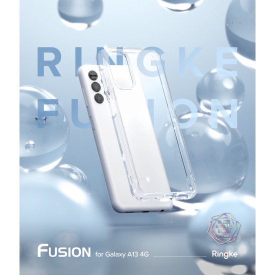 Θήκη Σιλικόνης Ringke Fusion TPU case with frame for Samsung Galaxy A13 4G Matte Clear Θήκη Σιλικόνης Ringke Fusion TPU case with frame for Samsung Galaxy A13 4G Matte Clear