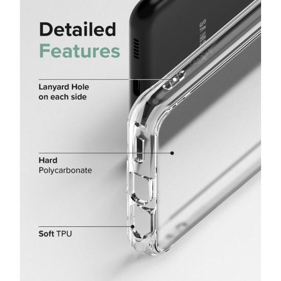 Θήκη Σιλικόνης Ringke Fusion TPU case with frame for Samsung Galaxy A13 5G Matte Clear Θήκη Σιλικόνης Ringke Fusion TPU case with frame for Samsung Galaxy A13 5G Matte Clear
