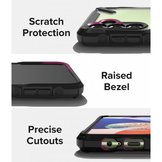 Θήκη Σιλικόνης Ringke Fusion X Case Armored Cover With Frame for Samsung Galaxy A14 / A14 5G (FX707E55) Black Θήκη Σιλικόνης Ringke Fusion X Case Armored Cover With Frame for Samsung Galaxy A14 / A14 5G (FX707E55) Black