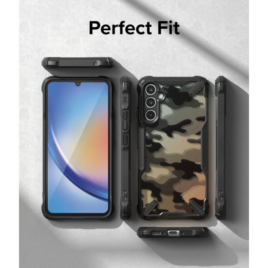 Θήκη Σιλικόνης Ringke Fusion X Case Armored Cover With Frame for Samsung Galaxy A34 5G (FX705E55) Black Θήκη Σιλικόνης Ringke Fusion X Case Armored Cover With Frame for Samsung Galaxy A34 5G (FX705E55) Black