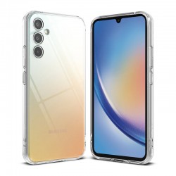Θήκη Σιλικόνης Ringke Fusion TPU case with frame for Samsung Galaxy A34 5G Clear (F704E52)