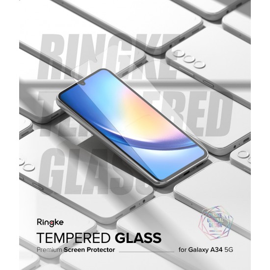 Γυαλί Προστασίας Ringke Invisible Defender ID Full Cover Tempered Glass Tough Screen Protector for Samsung Galaxy A34 5G jig Package 2 τεμάχια (G4as103) Γυαλί Προστασίας Ringke Invisible Defender ID Full Cover Tempered Glass Tough Screen Protector for Samsung Galaxy A34 5G jig Package 2 τεμάχια (G4as103)