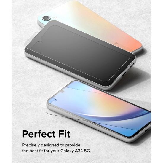 Γυαλί Προστασίας Ringke Invisible Defender ID Full Cover Tempered Glass Tough Screen Protector for Samsung Galaxy A34 5G jig Package 2 τεμάχια (G4as103) Γυαλί Προστασίας Ringke Invisible Defender ID Full Cover Tempered Glass Tough Screen Protector for Samsung Galaxy A34 5G jig Package 2 τεμάχια (G4as103)