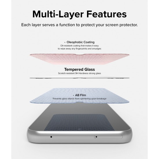 Γυαλί Προστασίας Ringke Invisible Defender ID Full Cover Tempered Glass Tough Screen Protector for Samsung Galaxy A34 5G jig Package 2 τεμάχια (G4as103) Γυαλί Προστασίας Ringke Invisible Defender ID Full Cover Tempered Glass Tough Screen Protector for Samsung Galaxy A34 5G jig Package 2 τεμάχια (G4as103)