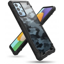 Θήκη Σιλικόνης Ringke Fusion X durable PC Case with TPU Bumper for Samsung Galaxy Galaxy A52 / A52 5G / A52S 5G Camo black (XDSG0047)