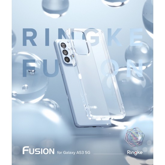 Θήκη Σιλικόνης Ringke Fusion TPU case with frame for Samsung Galaxy A53 5G Clear