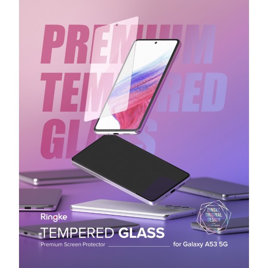 Γυαλί Προστασίας Ringke Invisible Defender ID Glass 2.5D 0.33mm Screen Protector For Samsung Galaxy Galaxy A53 5G (1 + 1 Added Bonus Pack) (G4as075) 