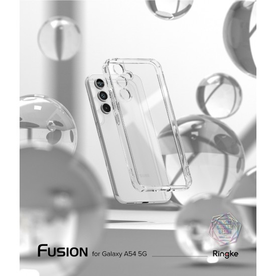 Θήκη Σιλικόνης Ringke Fusion TPU case with frame for Samsung Galaxy A54 5G Clear (F702E52) Θήκη Σιλικόνης Ringke Fusion TPU case with frame for Samsung Galaxy A54 5G Clear (F702E52)