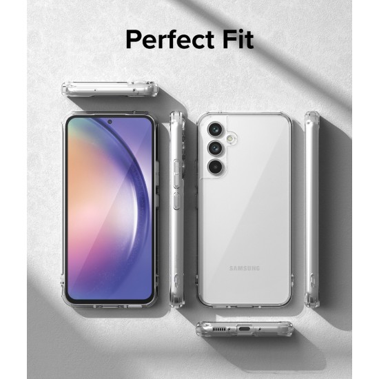 Θήκη Σιλικόνης Ringke Fusion TPU case with frame for Samsung Galaxy A54 5G Clear (F702E52) Θήκη Σιλικόνης Ringke Fusion TPU case with frame for Samsung Galaxy A54 5G Clear (F702E52)