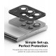 Γυαλί Προστασίας Κάμερας Ringke Camera Lens Frame Glass for Samsung Galaxy S22 Ultra (CM07419RS) Black
