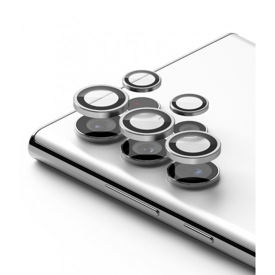 Γυαλί Προστασίας Κάμερας Ringke Camera Lens Frame Glass for Samsung Galaxy S22 Ultra (CM07419RS) Black