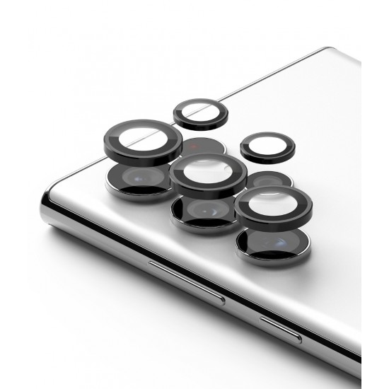 Γυαλί Προστασίας Κάμερας Ringke Camera Lens Frame Glass for Samsung Galaxy S22 Ultra (CM07419RS) Black