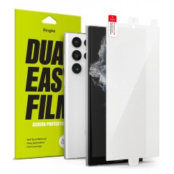 Μεμβράνη Προστασίας Ringke Screen Protector Dual Easy Film Samsung Galaxy S22 Ultra (1 + 1 Added Bonus Pack) (D2E044)