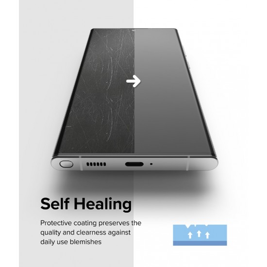 Μεμβράνη Προστασίας Ringke Screen Protector Dual Easy Film Samsung Galaxy S22 Ultra (1 + 1 Added Bonus Pack) (D2E044)
