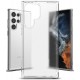 Θήκη Σιλικόνης Ringke Fusion TPU case with frame for Samsung Galaxy S22 Ultra transparent