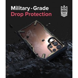 Θήκη Σιλικόνης Ringke Fusion X case armored cover with frame for Samsung Galaxy S22 Ultra black Θήκη Σιλικόνης Ringke Fusion X case armored cover with frame for Samsung Galaxy S22 Ultra black