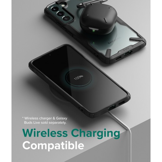 Θήκη Σιλικόνης Ringke Fusion X case armored cover with frame for Samsung Galaxy S22 Plus black Θήκη Σιλικόνης Ringke Fusion X case armored cover with frame for Samsung Galaxy S22 Plus black